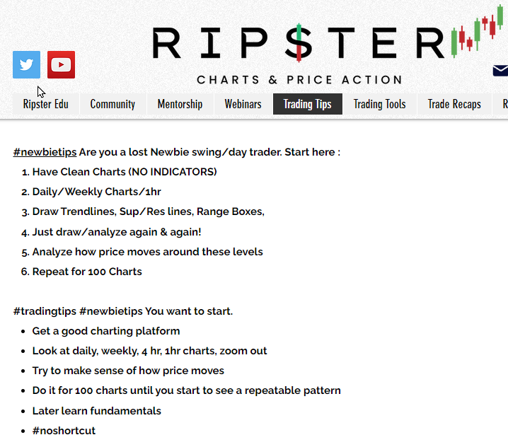ripster47's tweet photo. 💡🚨 #newbietips If you are completely new to Trading World &amp; Charting, Start here on my website
https://t.co/RmbqinEVT3 https://t.co/Ss0Mmd29NM