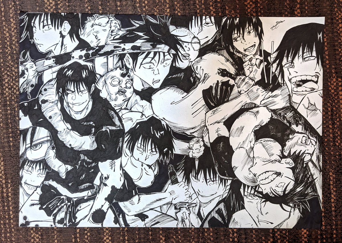 Kio_cah0's tweet photo. Sketch collage toji
#TojiFushiguro #art sketch #draw #drawing #art #myart #artist #fanart #artistsoninstagram #drawings #artwork #sketchbook #sketching #sketches #traditionalart #pencil #traditional #jujutsukaisen #megumi #itadori #toji #naruto #artistoninstagram #instaart https://t.co/a3SKQRPkSj