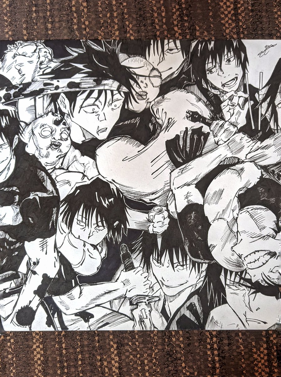 Kio_cah0's tweet photo. Sketch collage toji
#TojiFushiguro #art sketch #draw #drawing #art #myart #artist #fanart #artistsoninstagram #drawings #artwork #sketchbook #sketching #sketches #traditionalart #pencil #traditional #jujutsukaisen #megumi #itadori #toji #naruto #artistoninstagram #instaart https://t.co/a3SKQRPkSj
