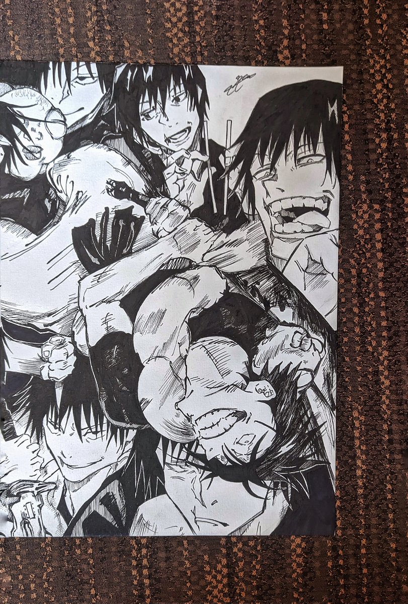 Kio_cah0's tweet photo. Sketch collage toji
#TojiFushiguro #art sketch #draw #drawing #art #myart #artist #fanart #artistsoninstagram #drawings #artwork #sketchbook #sketching #sketches #traditionalart #pencil #traditional #jujutsukaisen #megumi #itadori #toji #naruto #artistoninstagram #instaart https://t.co/a3SKQRPkSj