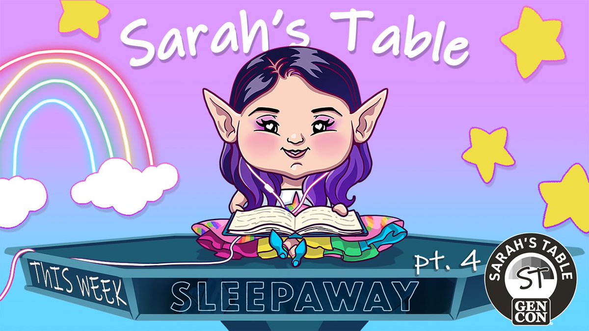 PixiesAndPins's tweet photo. Sarah’s Table
Fri Aug 18
7pm CT
https://t.co/wYbC32FqCz

The Abyss. It's the final stand against the lindworm. #Sleepaway by @jdragsky 

#joyfulgaming #SarahsTable #GenCon #GenConTV #GameNight #RPG

@Gen_Con
@TheNoirEnigma 
@pahnita 
@damonvanhee https://t.co/c65W9TV9VX