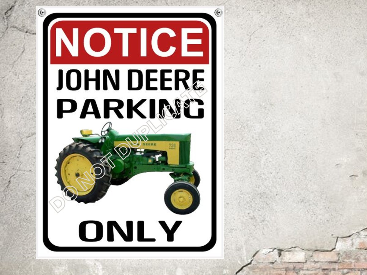 arlissbryant's tweet image. Parking Sign John Deere Parking Only Vintage Tractor Parking Sign tuppu.net/f37d54d1 #kitchenconnection #Etsy #ManCaveSign