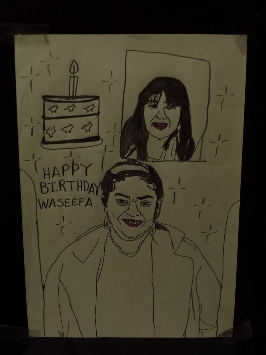 Happy birthday Waseefa Omardien 
May you have one🍾 amazing day.
Be gorgeous 🎁🎁😘🎂🎂🍰🍰💖❤more is my laaste tekening tot die 21 August 2023 goodbye Facebook and no more Chance 

#birthday #drawingsketch #kyknet #turkey #southafricanartists🇿🇦 #youtube