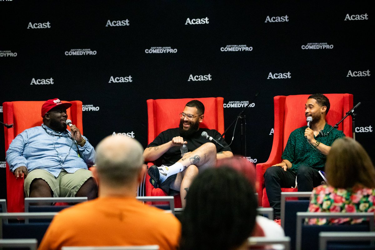 The 2023 ComedyPRO Premium Podcast Series presented by <a href="/acast/">Acast</a> opened ears, blew minds and unleashed belly laughs throughout the 4 day event! - Thank you to all of our podcast hosts and special guests.