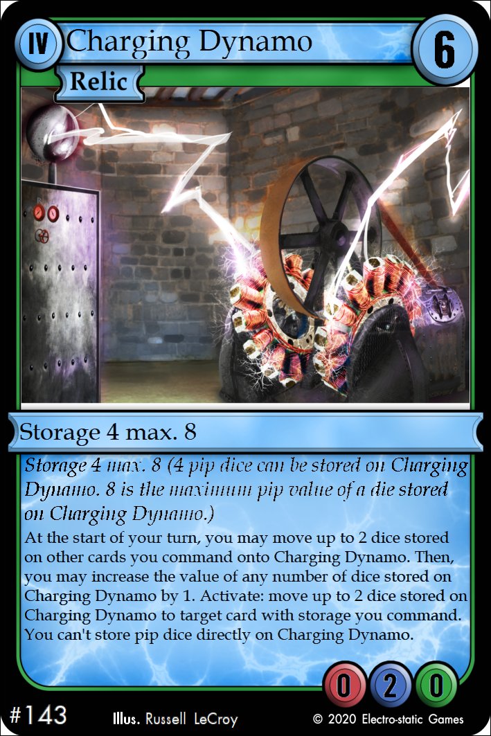 Electrostaticg's tweet photo. Card Name: Charging Dynamo
Artist:  Russell LeCroy
See more cards here: https://t.co/TTqgZ3ebEc
#flagbearer #electrostaticgames #cardgame #card #tcg #illustration #drawing #art #artworks #painting #gamedesign #gamedev #game #indiegame #indiegames #indiegamestudio https://t.co/AFxd3sOQlV