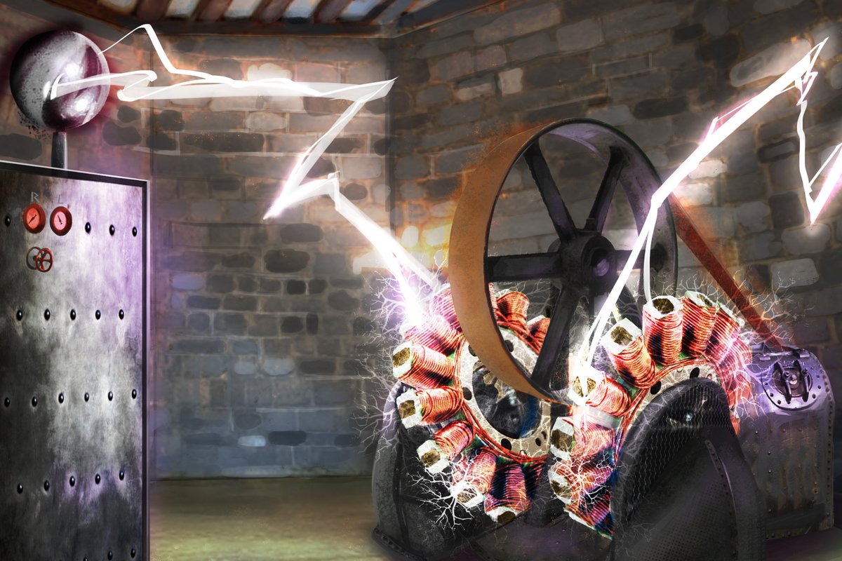 Electrostaticg's tweet photo. Card Name: Charging Dynamo
Artist:  Russell LeCroy
See more cards here: https://t.co/TTqgZ3ebEc
#flagbearer #electrostaticgames #cardgame #card #tcg #illustration #drawing #art #artworks #painting #gamedesign #gamedev #game #indiegame #indiegames #indiegamestudio https://t.co/AFxd3sOQlV