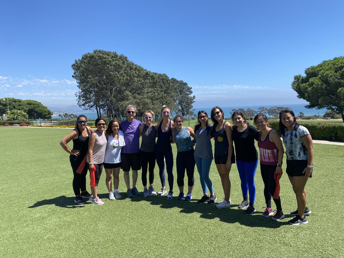MeenaZareh's tweet photo. @CMHC_CME Ready for more amazing sessions after a great workout in the fresh outdoors! Thank you to @ErinMichos @PamTaubMD for such a great conference! @exercise4heart https://t.co/A62abn6OIn