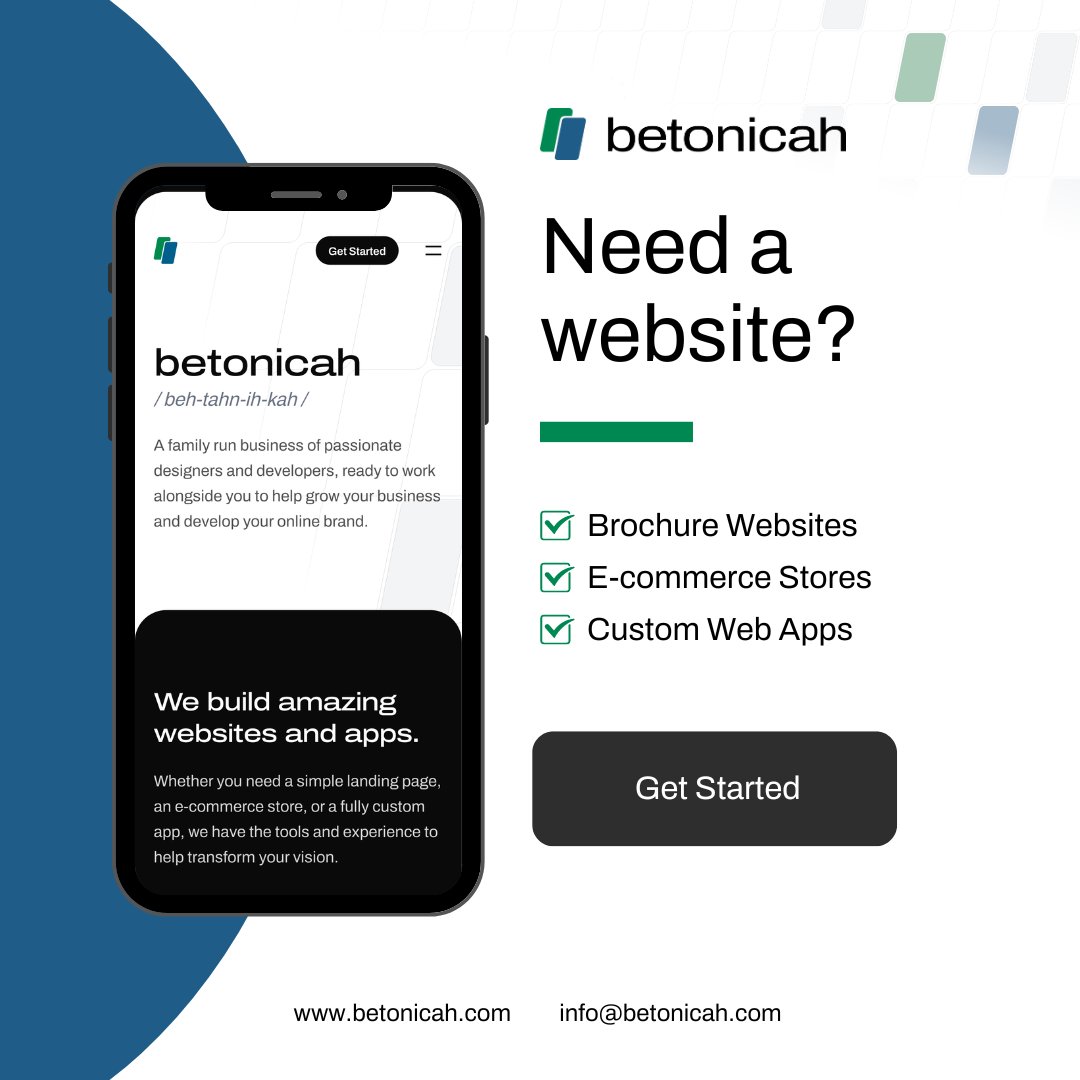 betonicah's tweet image. Need a website? 🖥️ We’ve got you covered!

We’re a family run agency in Langley, BC and we help local businesses grow their online presence with beautiful, functional websites and apps.

#WebDesign #NeedAWebsite #Local #Development #Websites #SEO  #Langley #Vancouver #Surrey