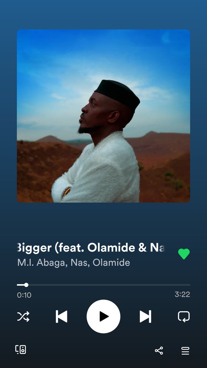 We got MI Abaga, Olamide, and Nas together on a track a year ago.