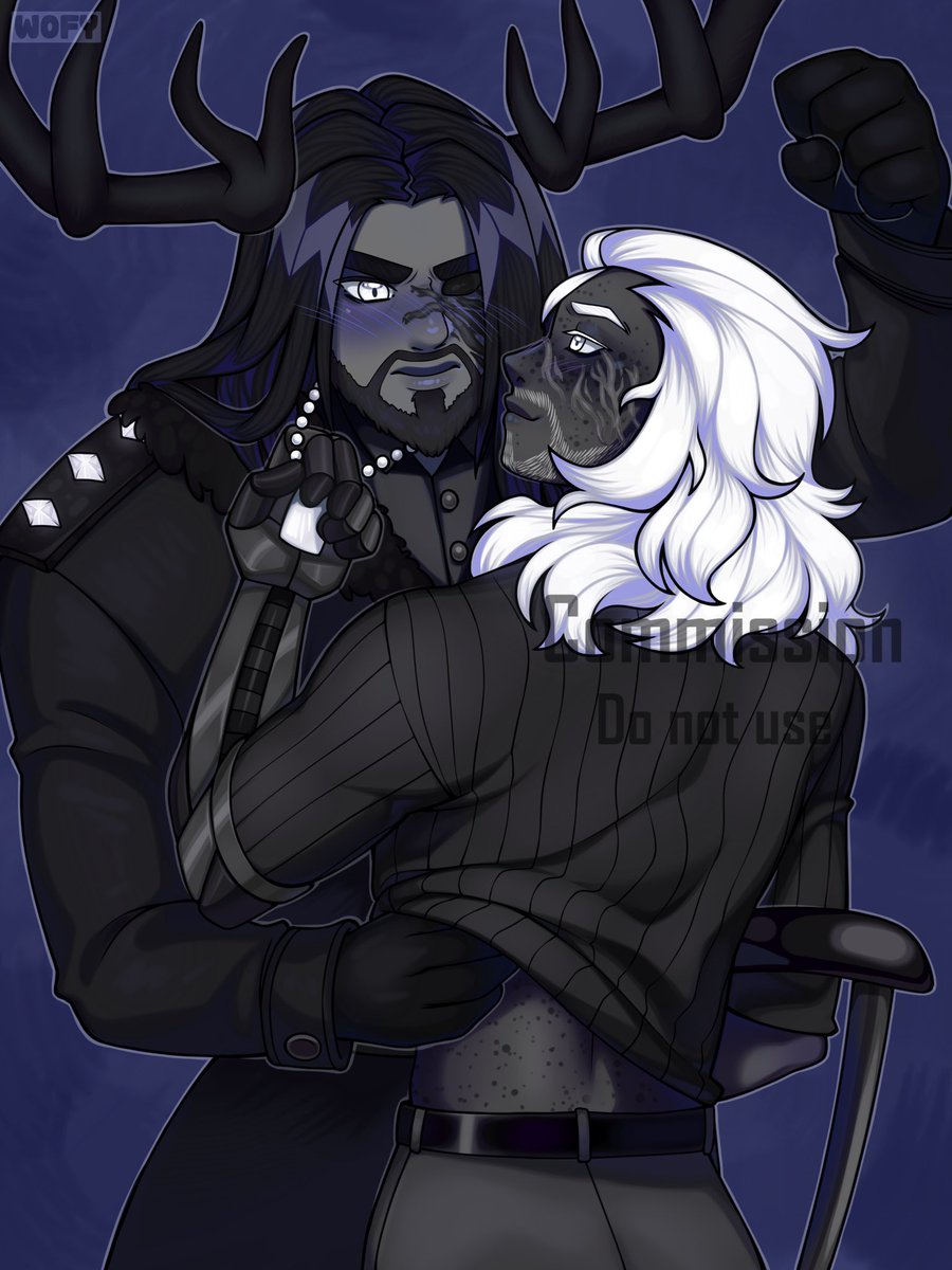 wofiaxt's tweet photo. Comms for @CemeteryExit 🤍🌈 
#art #opencommissions #digitalart https://t.co/4GZ95TkPxW