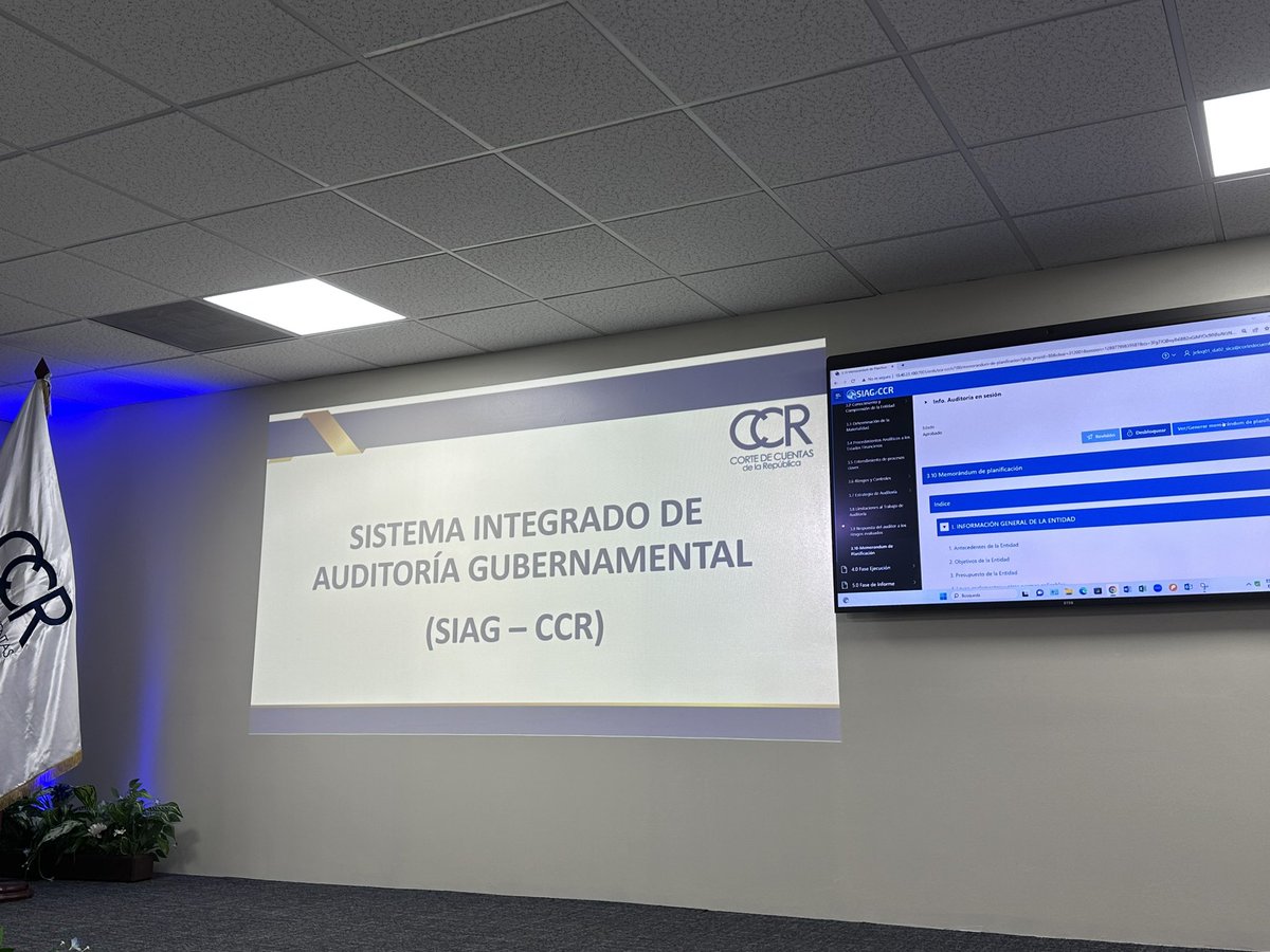 _CarmenMB's tweet photo. Presentamos principales logros del Organismo de Dirección:Agosto2020-Agosto 2023.Destacamos la aprobación de Nuevas Normas de Auditoría Gubernamental con Estándares Internacionales( ISSAI)implementación de AplicativoSIAG-CCR,permitirá la automatización del proceso de Auditoría https://t.co/PT05qUlaVC