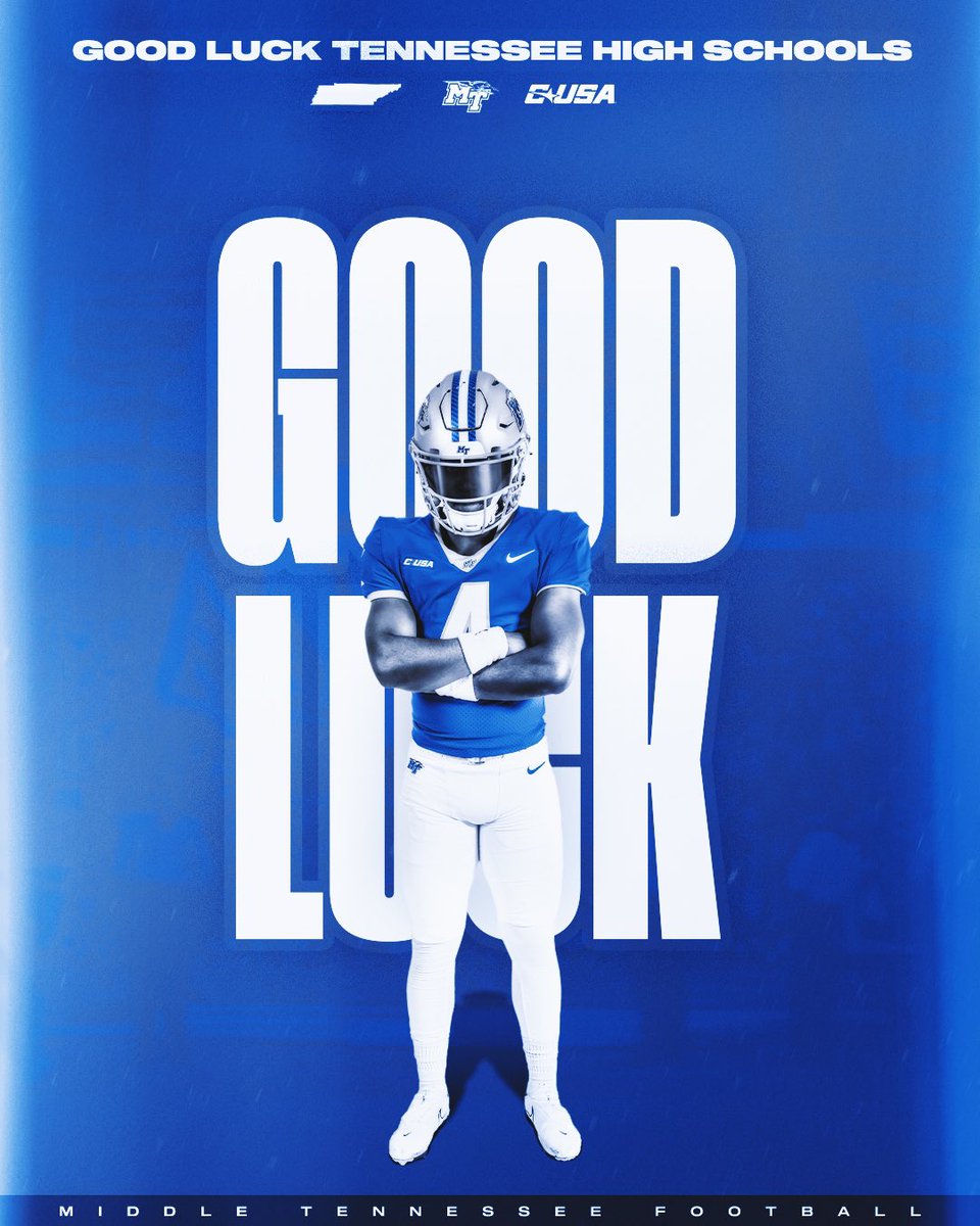 Shoutout to all Tennessee High Schools gearing up for an exciting 2023 kickoff this week! Wishing you all the best of luck. We will be watching❗️ @CoachWoodley_MT @Coach_Shugg @Austin_Cochran1