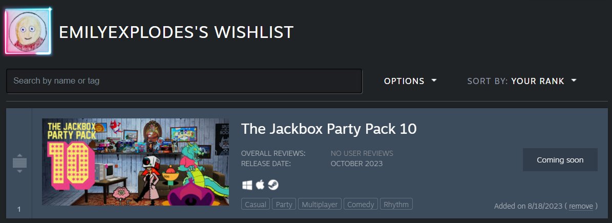 emilyexplodes's tweet image. #PartyPack10 @jackboxgames