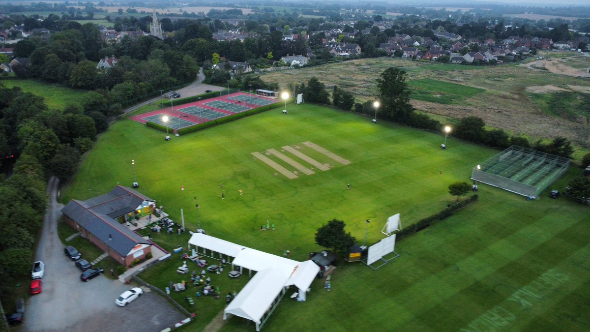 kemturf's tweet photo. Lights set up with huge help from @KJH_Cricket for @WoolpitCC Cricket Week! Great to see the youth members enjoying the lights after presentation evening! https://t.co/I4NXh9Et1B