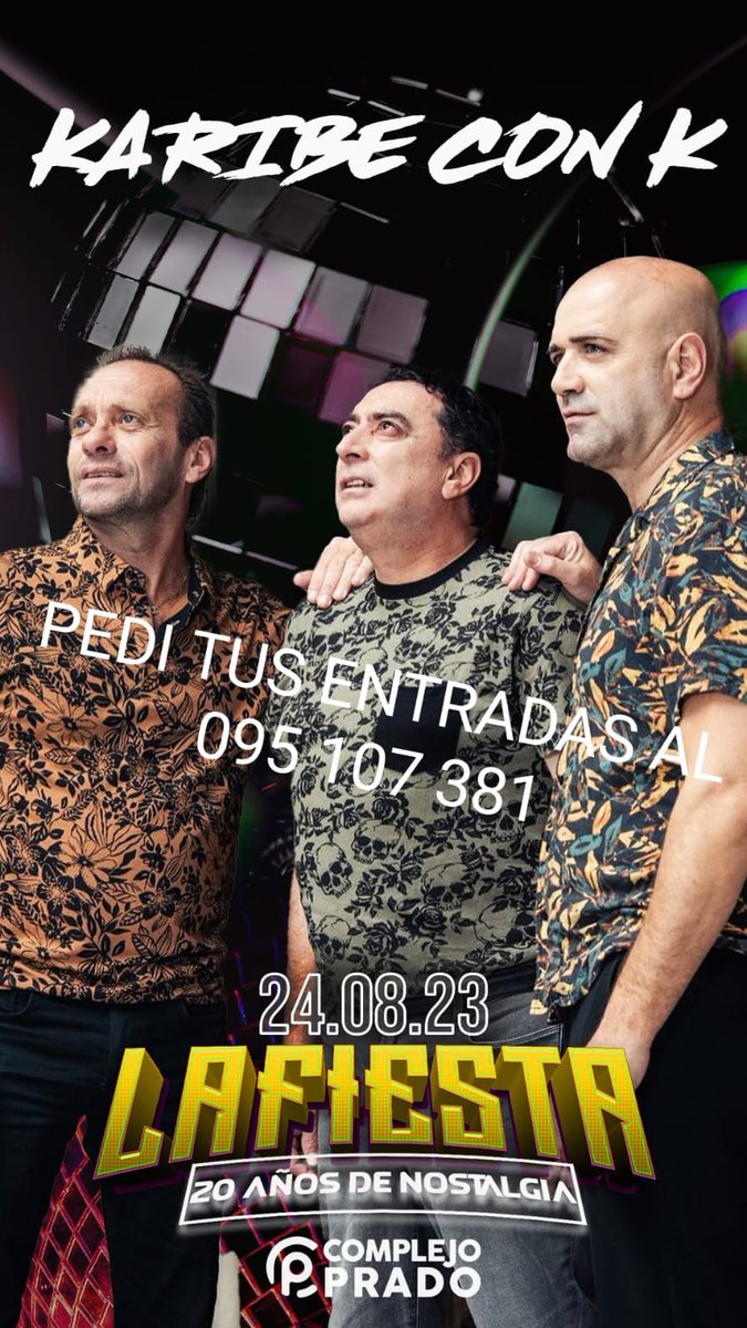 ElCerroyLaTeja's tweet image. #LaFiestadel24 en Complejo Prado ☎️095107381📞