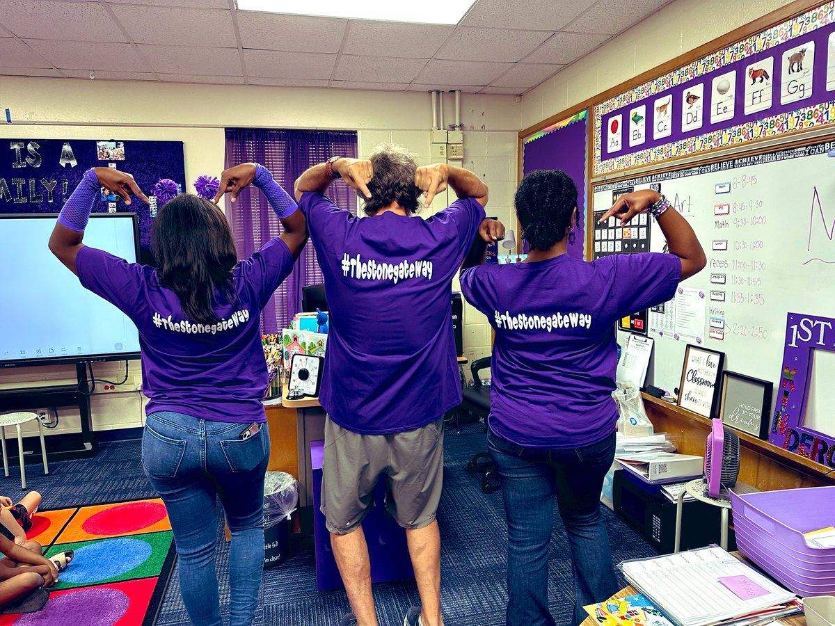 talanajb's tweet photo. It’s Draft Day! I love the excitement of welcoming our new Stallions to their teams! House of Leadership, Team Purple, is leading the first six week’s focus and Stallion Stampede! I can’t wait! #TheStonegateWay #5Teams1Dream https://t.co/jsMpRlnjBV