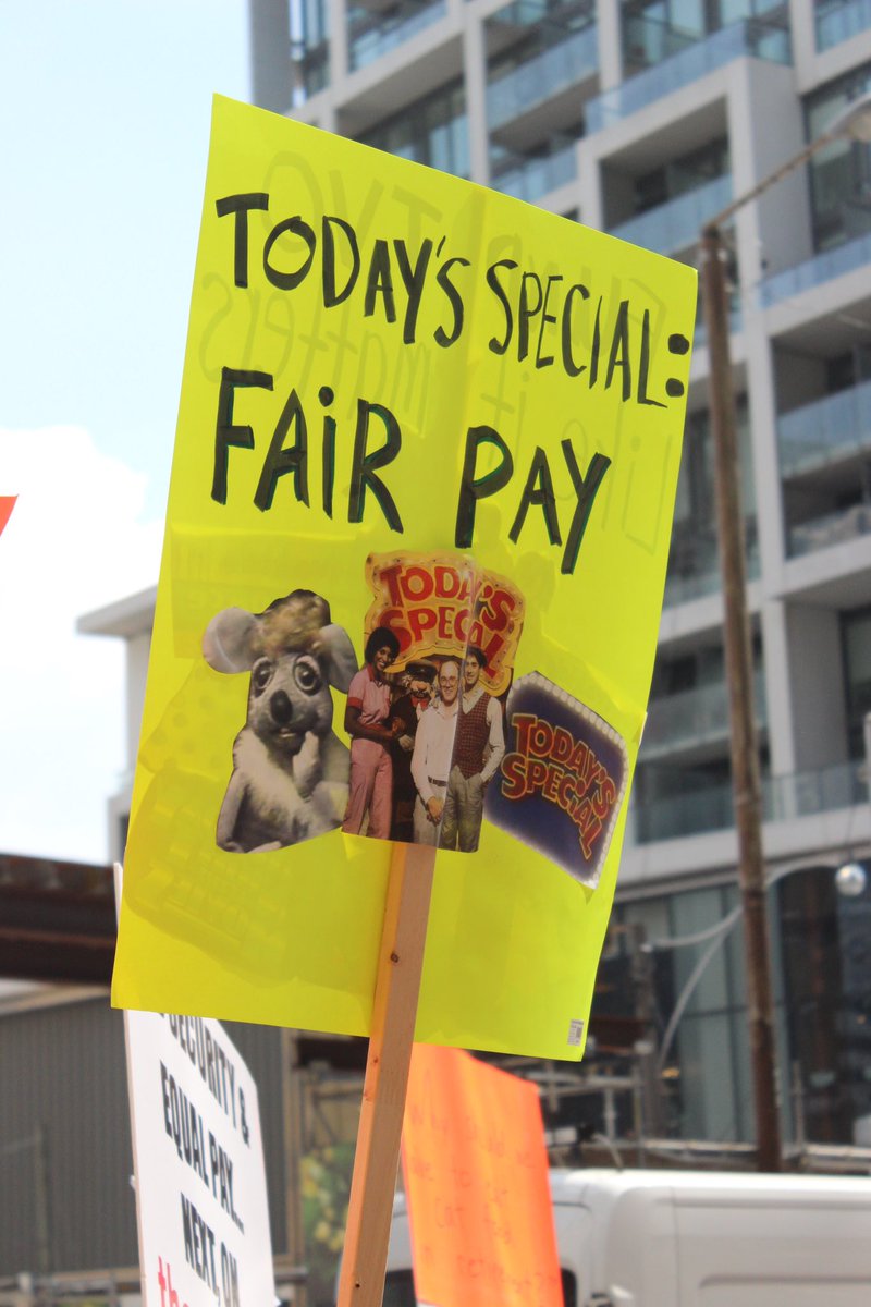 TVO_CMG's tweet photo. Happy Friday! @TVO_CMG is on day one of our legal strike position—which means we can withdraw our labour at any time. When will #Ford and #Lecce come out with a fair offer for our workers?
#FundTVOLikeItMatters #OnPoli #EnoughIsEnoughON #cmg #cwacanada #ofl #clc https://t.co/IPLZzxjrbz