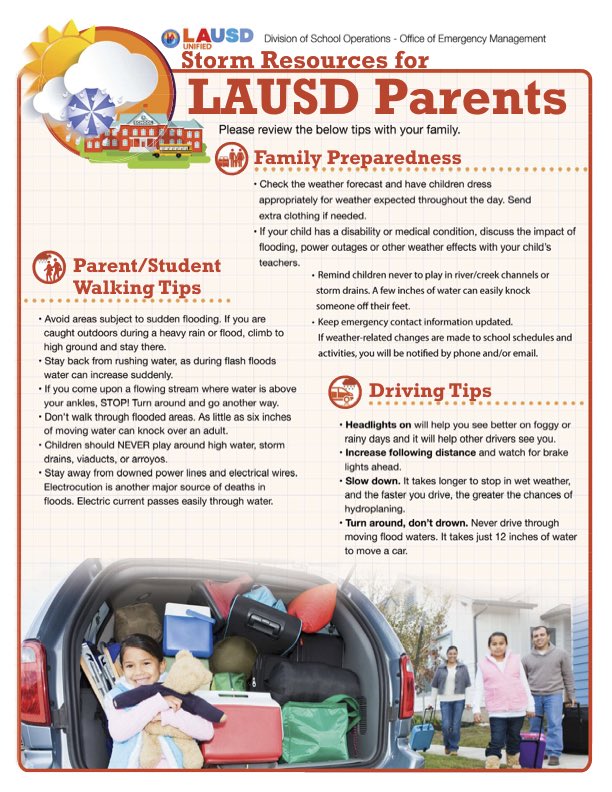 Good afternoon STEM families! Here are some storm resources and tips for the upcoming weather.