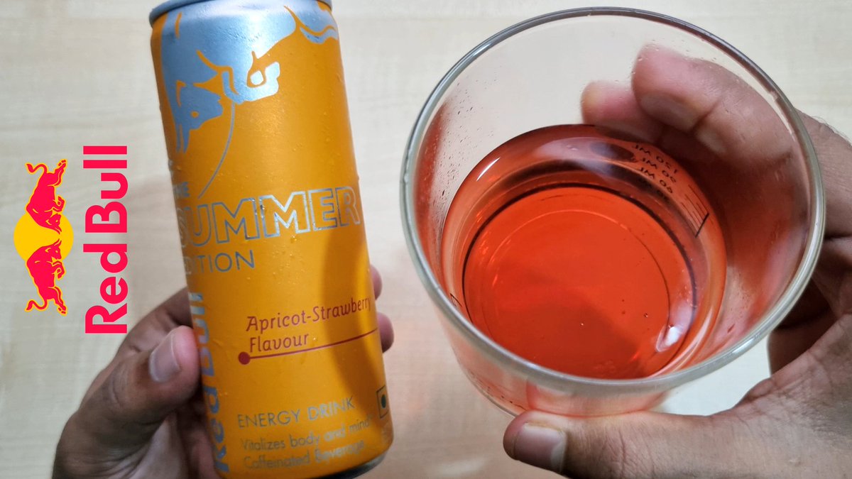 youtu.be/daiuNK7UGXQ
Redbull Summer👆Edition Review,

Red Bull Summer Edition Apricot Strawberry Flavour Energy Drink - 250ml 
amzn.to/47B0Ji9

#RedBull
#RedBullSummerEdition 
#Apricot
#Strawberry 
#EnergyDrink 
#MadeInAustria 
#RedBullApricotStrawberry
#DvpReviews