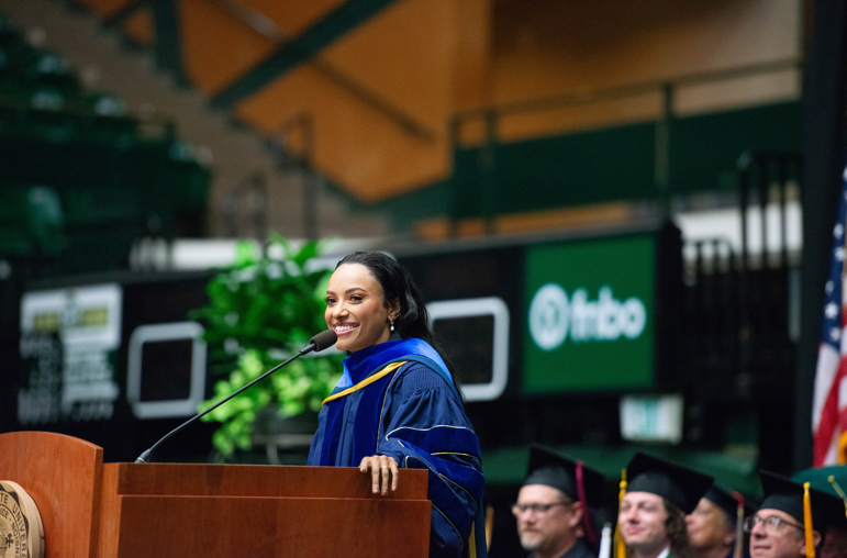 ColoradoStateU's tweet image. "You have already taken the first step towards a better understanding of what you are truly capable of." - @KatGraham 🚀

 Let your journey at CSU be filled with growth, discovery and endless possibilities, Class of 2027 🐏💚 #RamWelcome