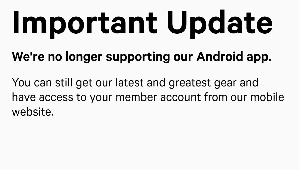 HBOB's tweet photo. @lululemon is certainly no saint, but yet ANOTHER example of Android discrimination
I'm sick of y'all https://t.co/cxbHUQcyxw