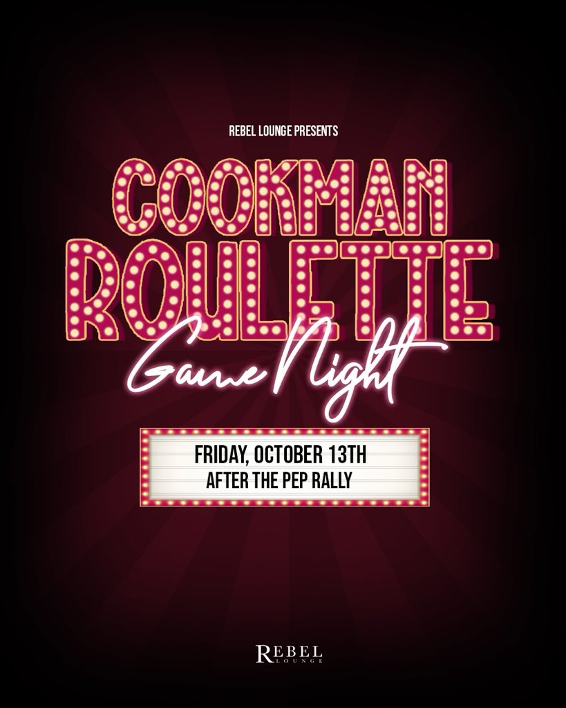 rebeldaytona's tweet photo. Join us for a thrilling BCU alumni homecoming game night at Rebel Lounge on Friday the 13th. Let's reconnect, play games, and create unforgettable memories together!
Hookahs • Food • Music • ETC
#Rebel #RebelLounge #RebelsOnly #BCUHomecoming #BCUAlumni https://t.co/mpj4BLAirz