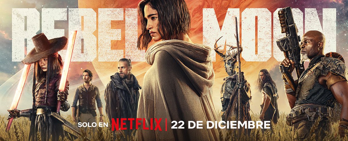 La espera casi terminaa.😱 ¿Están listos para ver el primer avance de ‘Rebel Moon’?  Llega el próximo martes. 🌝