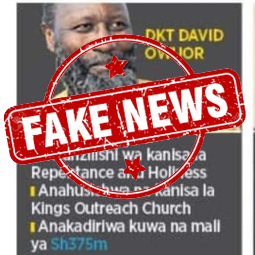WannWilbur's tweet photo. The bible has warned us about liars.we voluntarily deregistered Kings outreach Church.Taifa leo are you aware that publishing fake news is a criminal offence.
 #TaifaLeoFakeNews https://t.co/xkWIfiOGtG