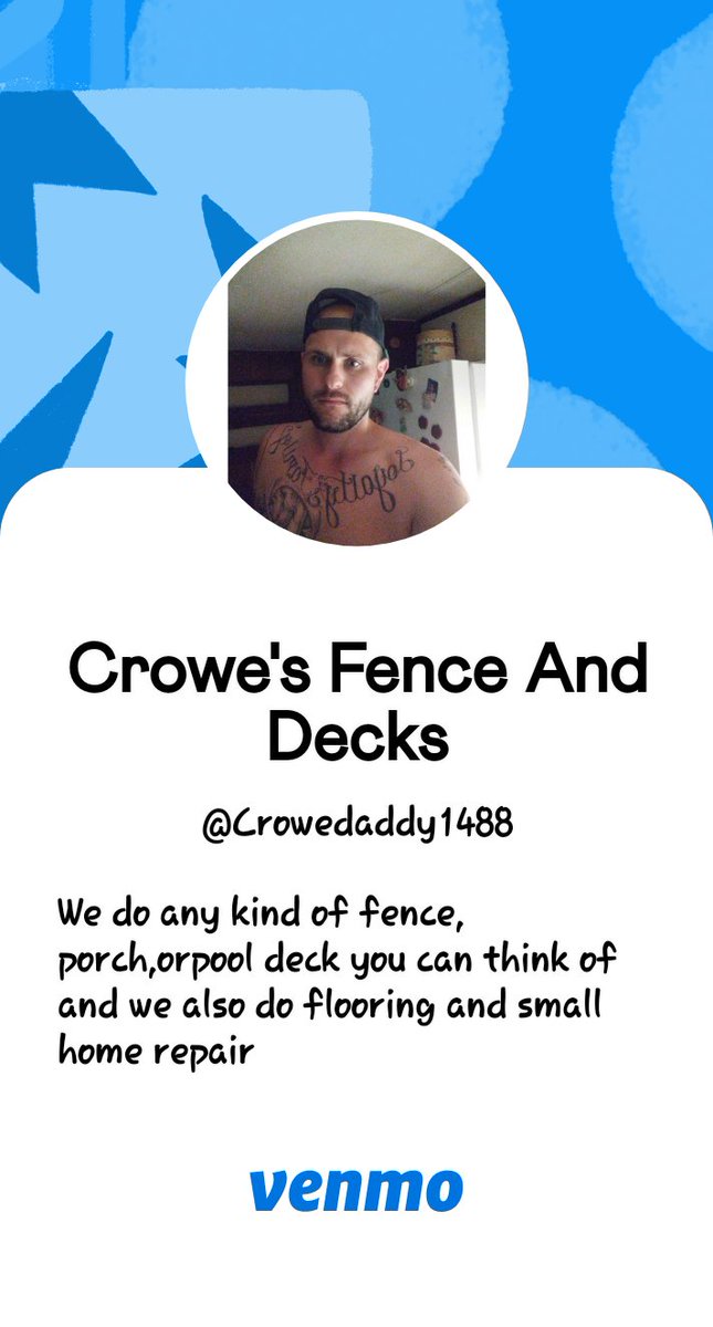 Jcrowe2316's tweet photo. Hi there! Just thought I'd send you the link to my business profile on Venmo. Just tap to see what I do best.

https://t.co/CSSjlarAOE https://t.co/IX4Y0kpvA3