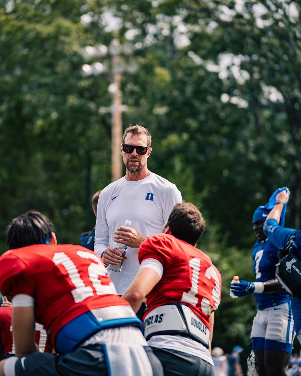 DukeFOOTBALL's tweet image. Thank you to @RyanDLeaf for sharing your story and stopping by practice this week!