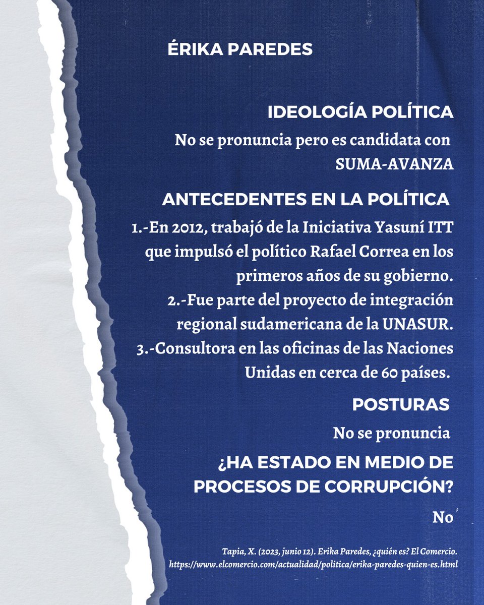 ¡No es sólo su propuesta, también se trata de su historia! 🗃️ 

Conoce un poco más sobre el Binomio Sonnenholzner-Paredes por las Listas: 8-23 y que han venido haciendo por el país. 🇪🇨✔️

Ecuatoriano que no te lo cuenten, ¡Investiga! 🔎🗂️

#Elecciones2023 #YoVoto #ConciudadanosEc
