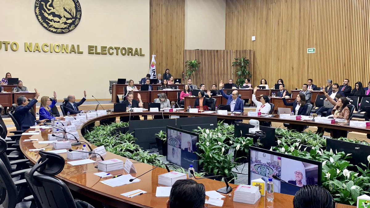 #Hoy en el @INEMexico aprobamos Proyecto de Presupuesto 2024. $23,754 millones, 11.02% más que 2018 con muchos deberes nuevos y 9 millones más de votantes. Conforme a la Constitución se turnará al Ejecutivo Federal #PresupuesoInnovador #PresupuestoSerioResponsable #Elecciones2024