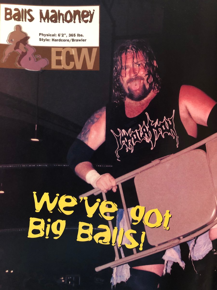 Balls Mahoney from WOW magazine issue 5 

#ballsmahoney #wowmagazine #ecw #wwe #wwf #smw #attitudeera #classicwrestling #worldofwrestlingmagazine #wrestling #hardcorewrestling