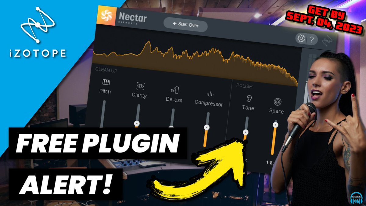 BenoniStudio's tweet photo. FREEπ¨ Perfect your vocals in seconds with iZOTOPE Nectar Elements - GET IT FREE π₯
Watch:
(youtube) https://t.co/6rOxVEwcid
(rumble) https://t.co/lcJFwKbBNj
#freepluginalert #freeplugins #mixing https://t.co/8cWkq094T1