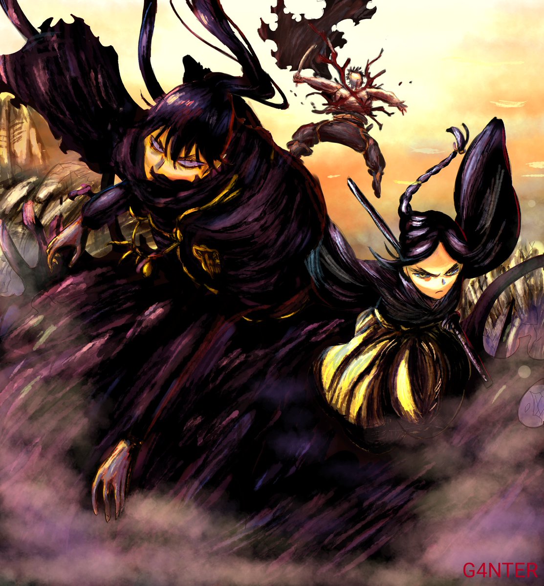 GustavoP7000's tweet photo. Nacht y Ichika

#BCSpoilers 
#BlackClover
#mangacoloring https://t.co/nQZtgK2IQ7