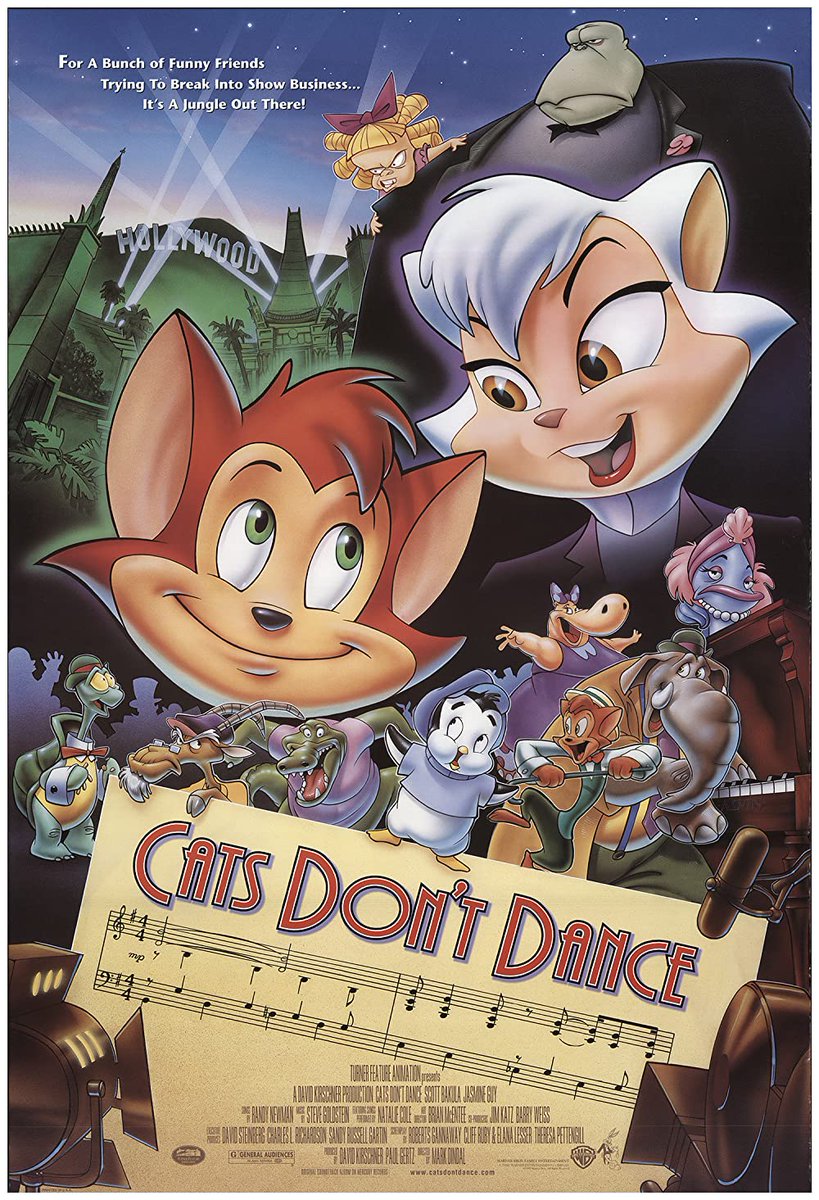 #NowWatching Cats Don't Dance @BrennanYoung10 @LoganDa74004605 @DaffyWoody @Alberto9Herrera @elaboratesunma1 @AnimatedFanboy @Loudfan123212