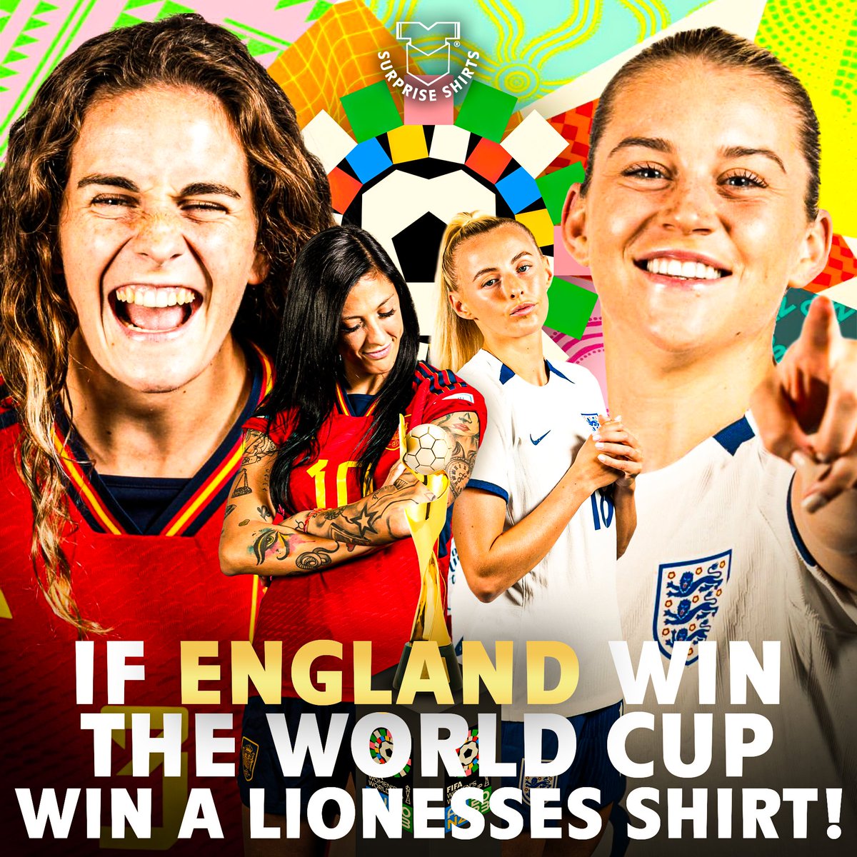 SurpriseShirts's tweet photo. It's time for a GIVEAWAY 👀

If England win the World Cup, we'll giveaway the Lionesses' Home Shirt! 🏴󠁧󠁢󠁥󠁮󠁧󠁿🏆

♻️ Repost
✅ Follow @SurpriseShirts 
💬 Comment your size

That's all! Good luck ❤️ https://t.co/24rpaq7oBQ