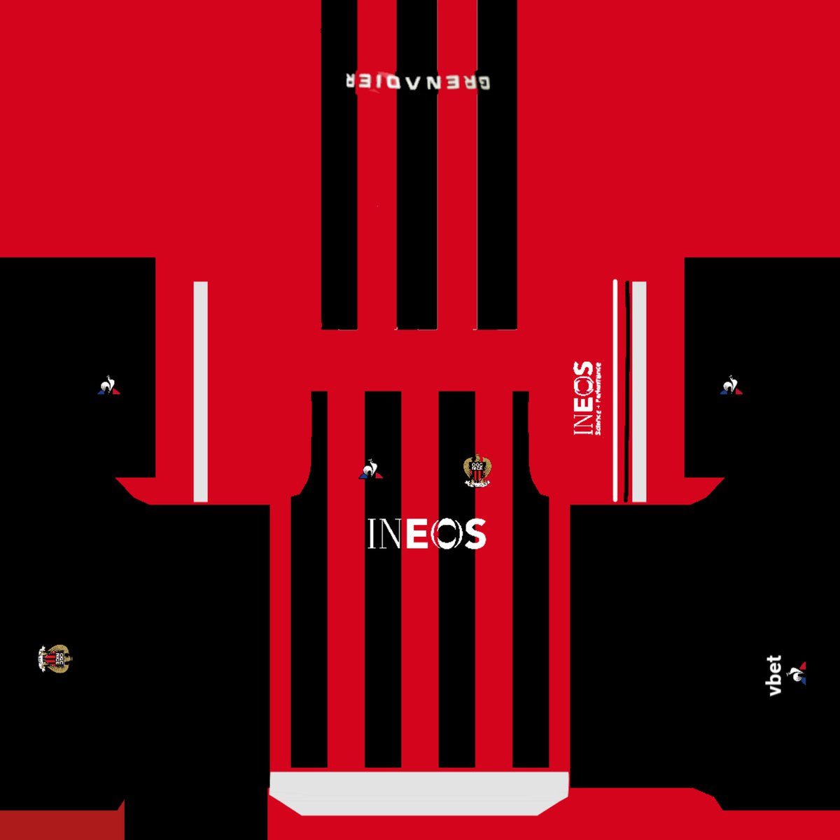 akcedm_kits's tweet photo. Official: OGC Nice 2023-2024 Season Kits #drawing #akcedm #ogcnice #kits #pes2021 #pes21 #peskit #kitmaker #kitpes #pes #IssaNissa #ogc #nice #niceogc #legym #eFootball2023 #ogcnicekits #rougenoir #ogcn #Nice06 #aiglons #nicekits #grenaider #vbet #ineos #LeCoqSportif @ogcnice https://t.co/ua6Ao1hC0y