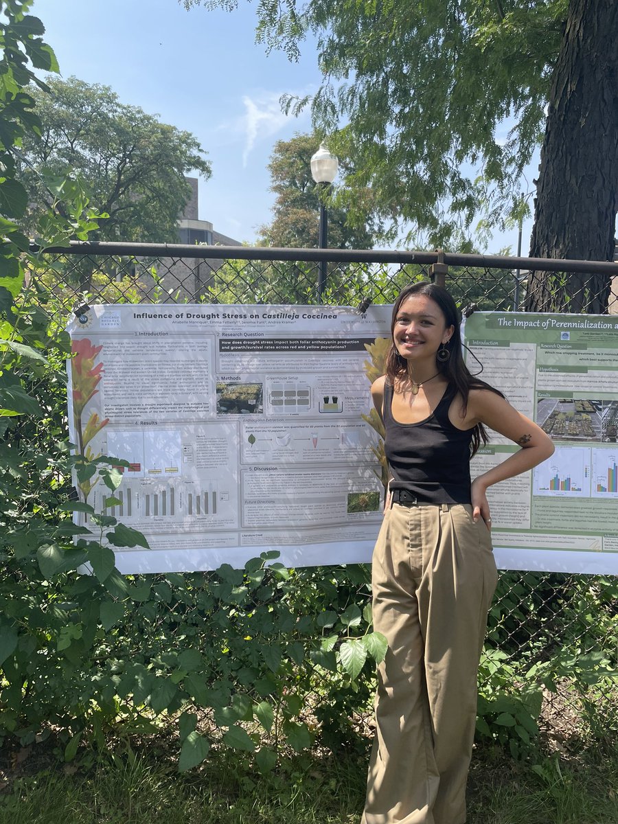 FetterlyEmma's tweet photo. Bittersweet goodbye to my stellar @PBCresearch REU intern Anabelle! She tackled so much this summer - from fieldwork to a greenhouse experiment examining responses to drought in Castilleja. We will miss her greatly- and if you are hiring for a field tech position let us know! https://t.co/mCYVwEu8Pk