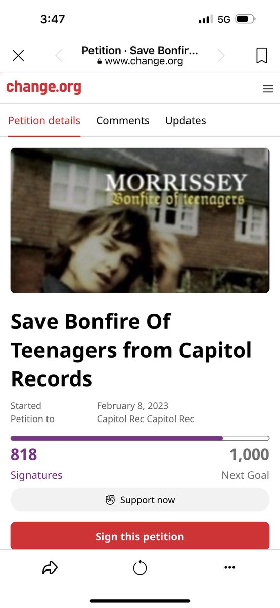 Thank you so much for signing everyone!! This is Great 12 signatures in 1 day is a lot!! It’s been a while since this petition has gotten more than 3 signatures in a week!!