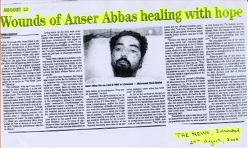 AnserAbbas's tweet photo. The Most painful day of my life!
On 19 Aug 2008, I survived but lost my both arms+20 family members martyred. 

Terrorists first killed my cousin,when my family members reached DHQ hospital #DIKhan to collect his body, suicide bomber blew himself up in emergency, killed 35 https://t.co/8mqTMYS9lL