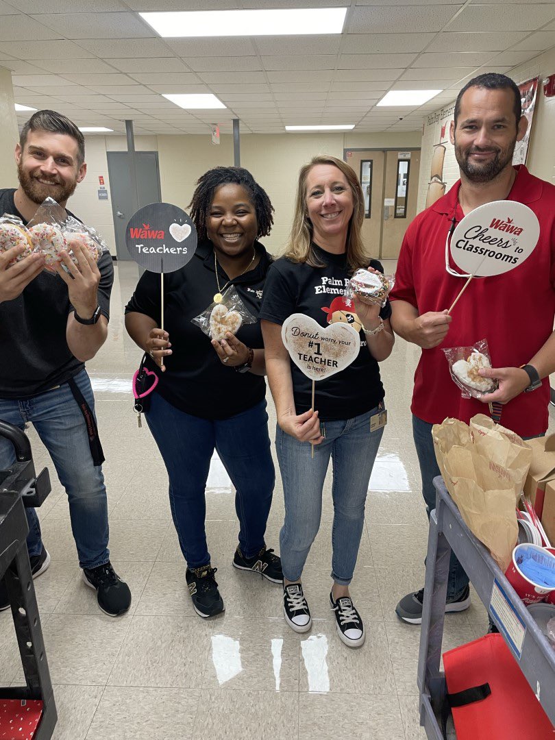 What elementary school employee doesn't love an apple-filled heart-shaped donut?! WaWa is proud to give "Cheers to Classrooms" across the country as a way to express appreciation to those who educate, guide and inspire children. #CheersToClassrooms #LilPirateProud