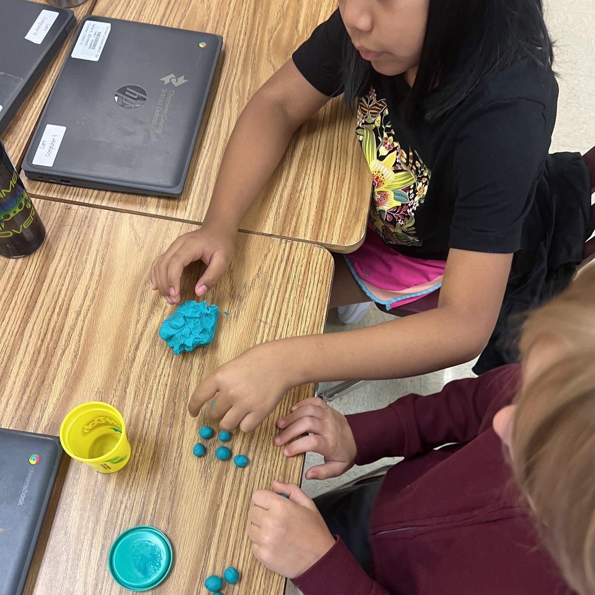 We enjoyed exploring arrays and multiplication strategies with play-doh this week! <a href="/ClarkCreekSTEM/">Joey Moss</a>