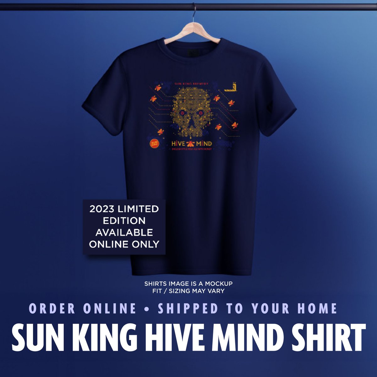 Gen_Con's tweet image. You know what would make an awesome t-shirt? The Hive Mind can art from @SunKingBrewing!  

Order your shirt before midnight ET on August 20. 

Order here: bit.ly/3E1Qm9x

#GenCon #GenConFoodie #GenConIndy