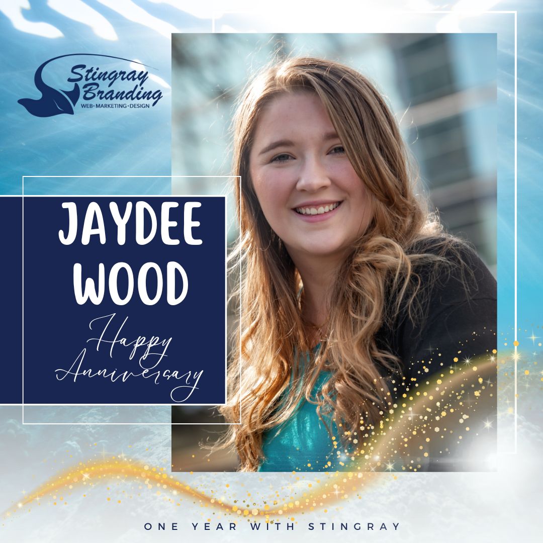 stingraychs's tweet photo. 🎉 Let's celebrate Jaydee's one-year anniversary with Stingray! 🥳🎉 Join us in wishing a very happy anniversary to our ✨incredible✨ Marketing Manager, Jaydee!
#HappyAnniversary #TeamSuccess #StingrayBranding #beaSTINGray #CharlestonSC https://t.co/HkGpN3qrrX