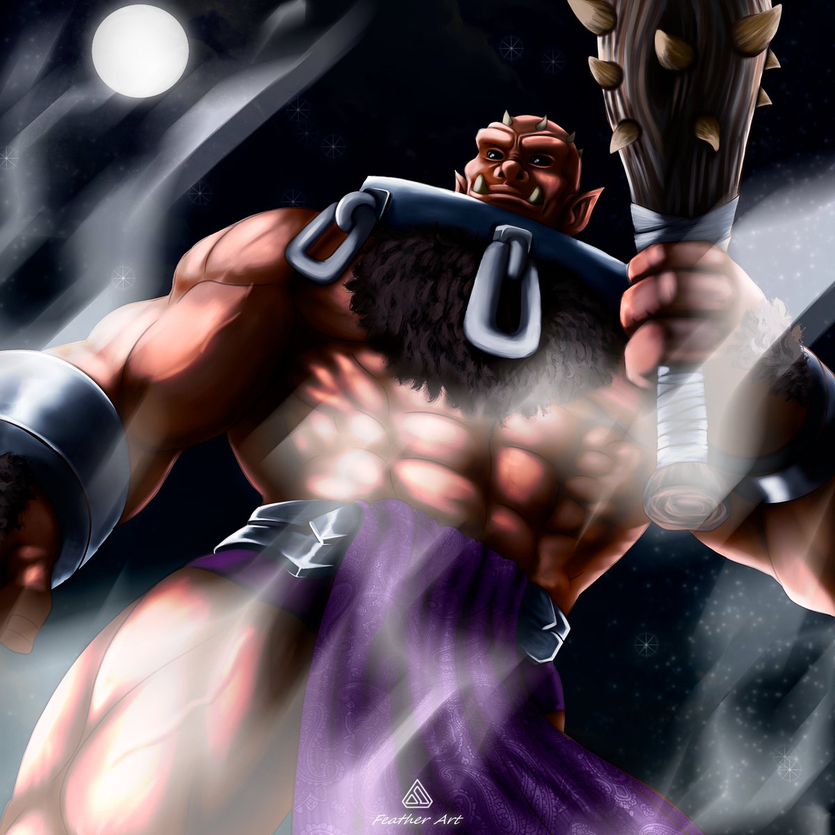 samicssv's tweet photo. Hey folks, how's everybody doing? I'm glad to be back submitting my entry for this month's contest at @ghostmarketio
 #NFTart #NFTcollector #NFT #GM #PhantasmaChain
🔹Name: DESTROYER OGRE
🔹Edition: 1/1
🔹Price: 10k $GM💰
🔹Link:https://t.co/XHTTsDf1NE
🔹Unlockable content 🔓 https://t.co/yDXcoMhONX