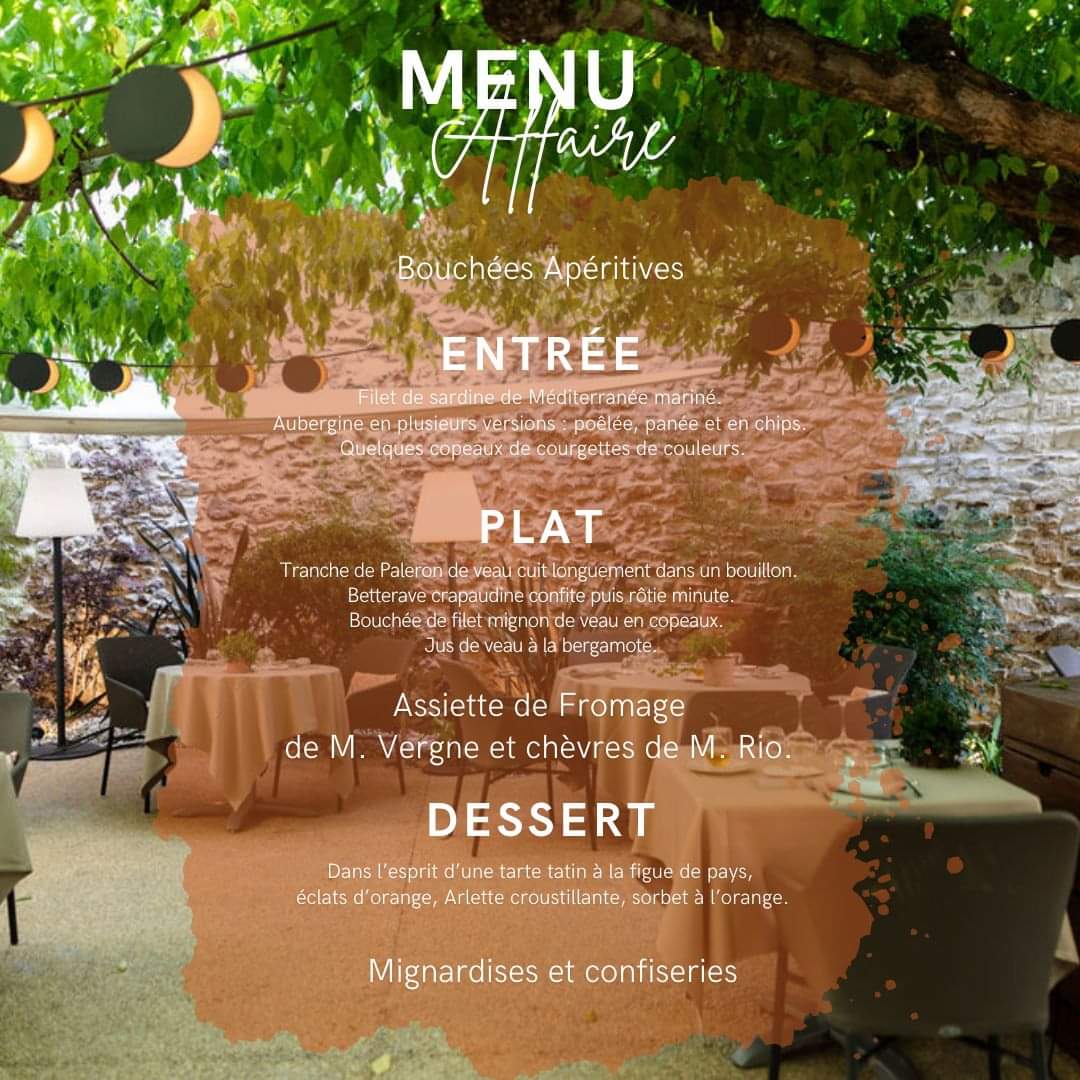 Restaurant_SKAB's tweet photo. {MENU AFFAIRE} 

🟠 Entrée et plat ou plat et dessert – 50 €
🟠 Entrée, plat &amp; dessert – 55  €
🟠 Entrée, plat, fromages &amp; dessert – 60 € 

Disponible du mercredi au samedi uniquement au déjeuner.
#gastronomie #Nimes #été #Gard 
Réservation : https://t.co/ZbjYa7Goeu https://t.co/iqM6OcsPhj