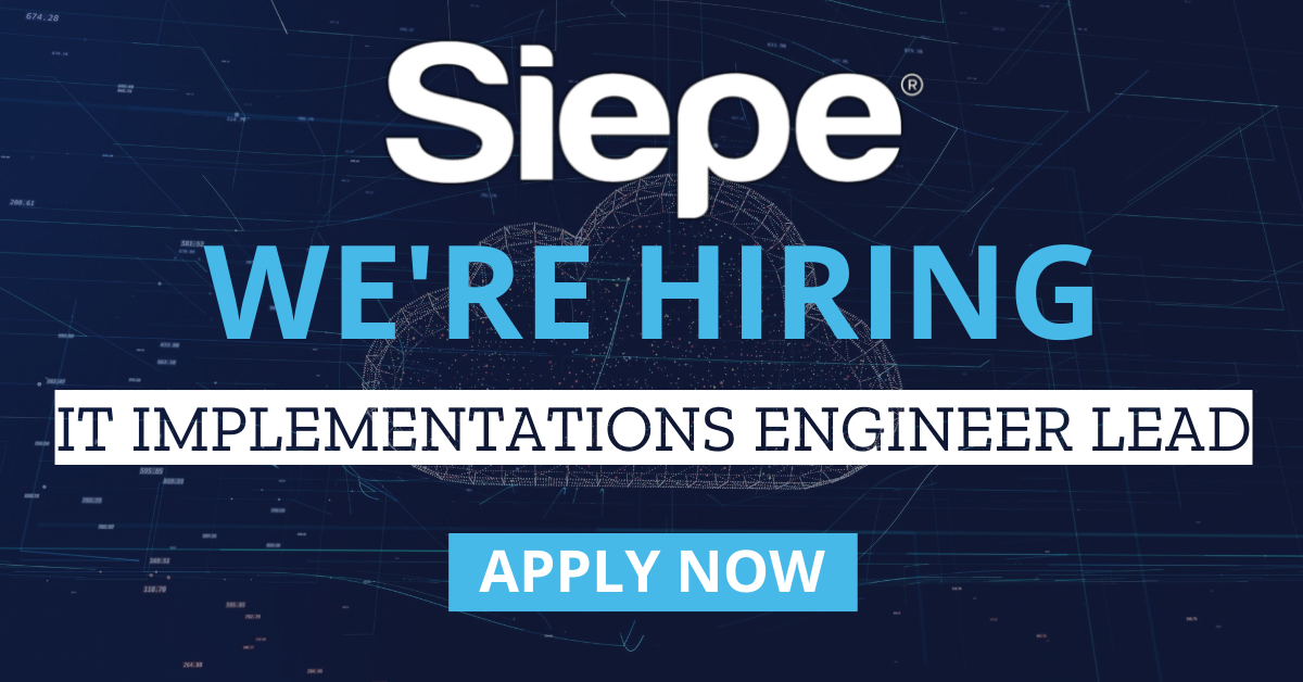 MREparagon's tweet photo. Do you have an excellent understanding of IT and project management methodology? Siepe is seeking a highly motivated IT Implementations Engineer Lead. Learn more and apply today! https://t.co/Imhmtz3bA8 #hiring #careers #fintech https://t.co/rNlHFjmMAK