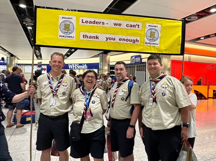 joseph_scouts's tweet photo. Don't cry because it's over. Smile because it happened.

3 weeks of fun, laughter and joy with memories made along the way, it wasn’t the jamboree we was expecting but things like this make you proud to be a scout! https://t.co/okoMBbaOV1