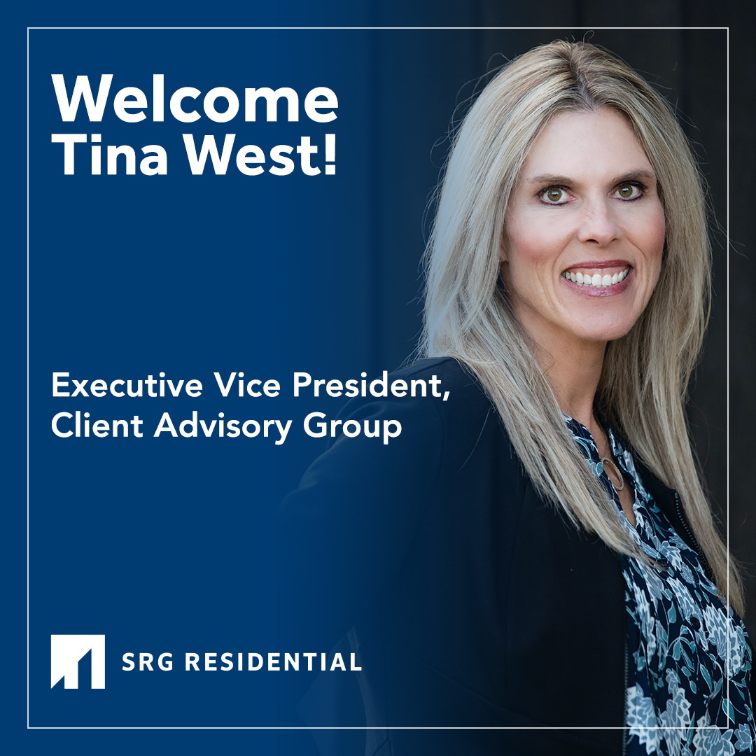 SaresRegisGroup's tweet photo. SRG Residential welcomes Tina West as Executive Vice President of our Client Advisory Group.
#srgresidential #saresregisgroup #multifamily #propertymanagement #texas #dallas #austin #arizona #utah #colorado #nevada #SoarWithSRG https://t.co/L2WsZNgVcN